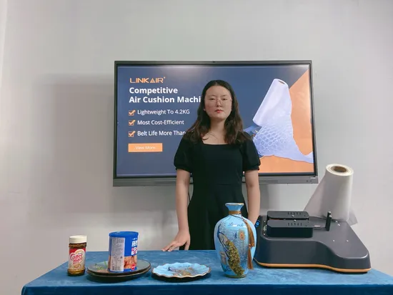 Cushion Pillow Inflatable Film Air Bubble Packaging Machine 