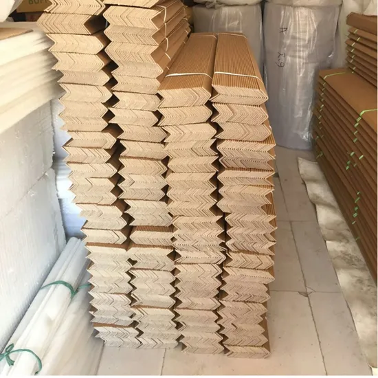 Factory Customization 100% Recyclable Cardboard Corners Protectors Paper Corner Angle Board Board Paper Corner Pallets 