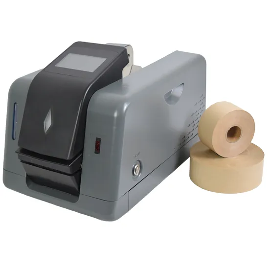 Output Speed 60cm/S Electric Dispenser Water Activated Kraft Paper Gummed Tape Machine 