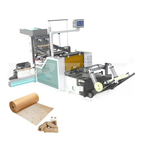16 Years Factories Kraft Paper Slitting Rewinding Cushion Honeycomb Paper Making Machine 