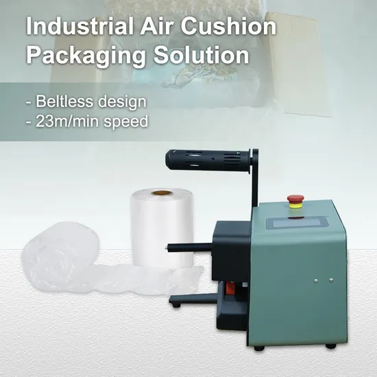 La600 No Belt Speed 23m/Min Inflatable Bag Air Bubble Pillow Film Machine 