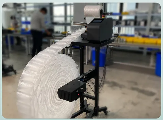 Industrial Inflatable Compact Pillow Bag Packaging Film Bubble Air Cushion Machine A200 