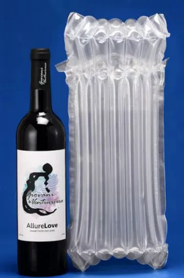 Plastic Inflatable Wine Bottle Air Column Bag Inflatable Flexible PE&PA ...
