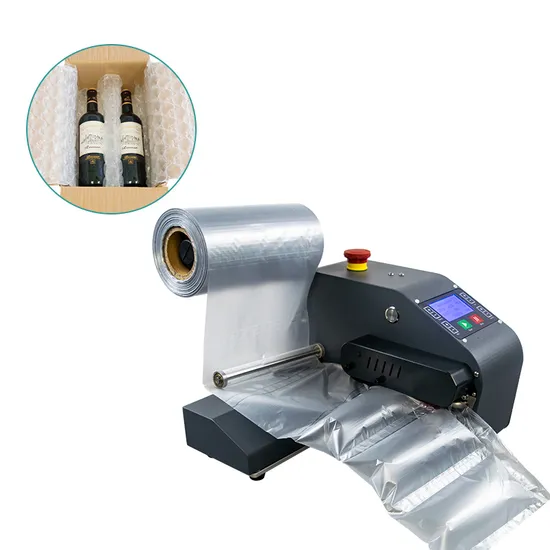 Good to Use Cushion Pillow Inflatable Bag Film Air Bubble Packing Machine 