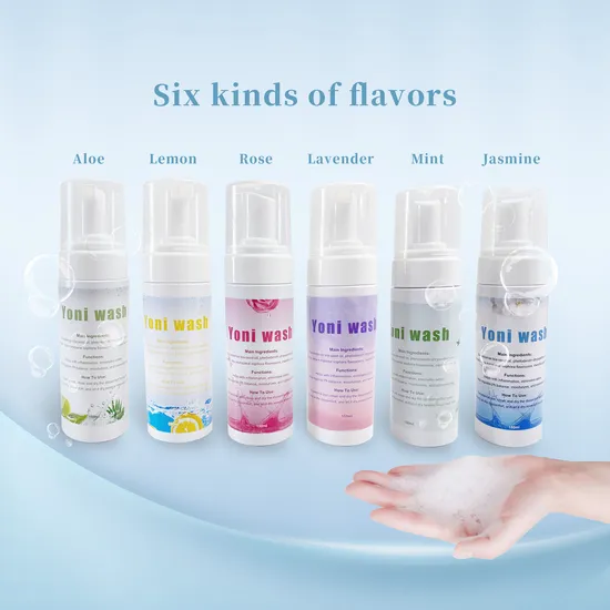 Custom Logo Feminine Hygiene Yoni Cleaning Vaginal Wash Foam 