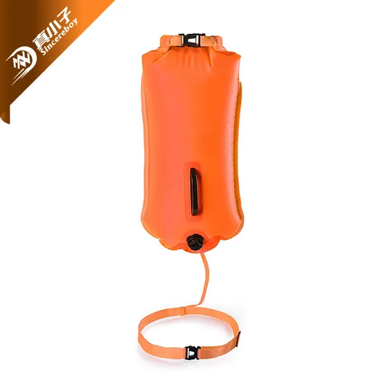 Wholesale Inflatable Swimming Buoy Dry Bag with Air Chamber 