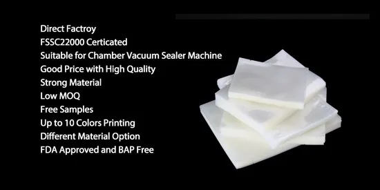 Nutrifresh Air Removal Generic Smooth Vacuum Seal Bag 
