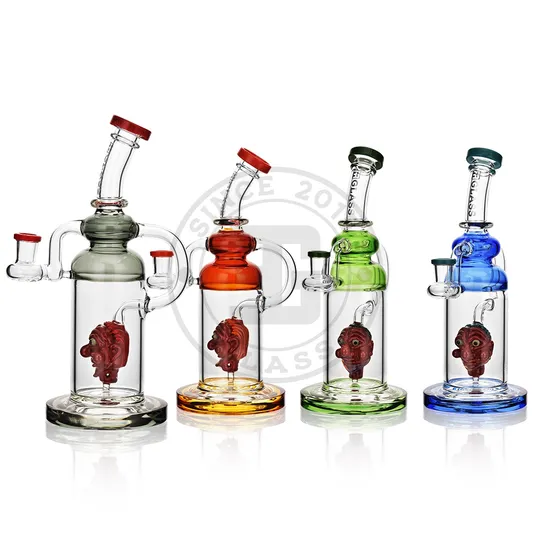 Eg High End 5inch Panda Design Mixed Dry Herb Mini Hand Pipe Glass Pipe Smoking Accessories 